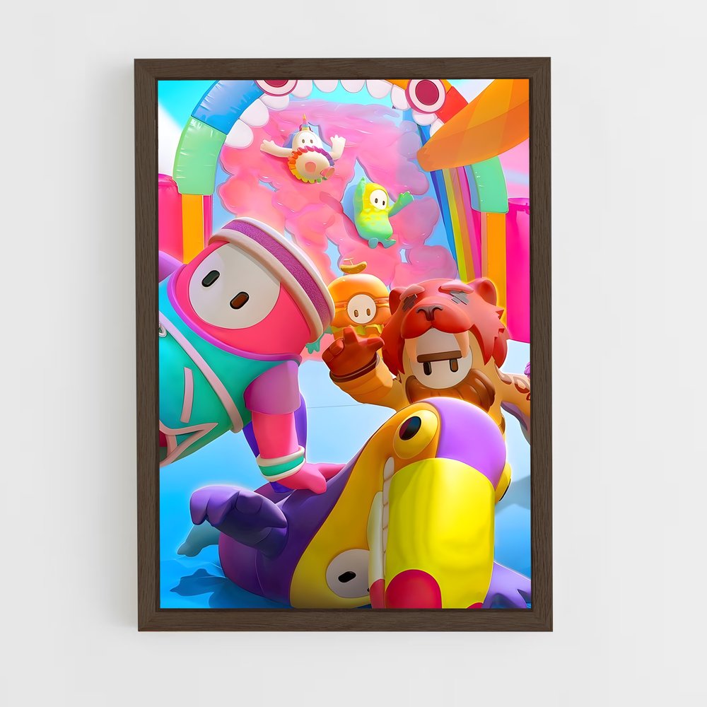 Poster Balloons Party – affiche Fall guys (vue 5)